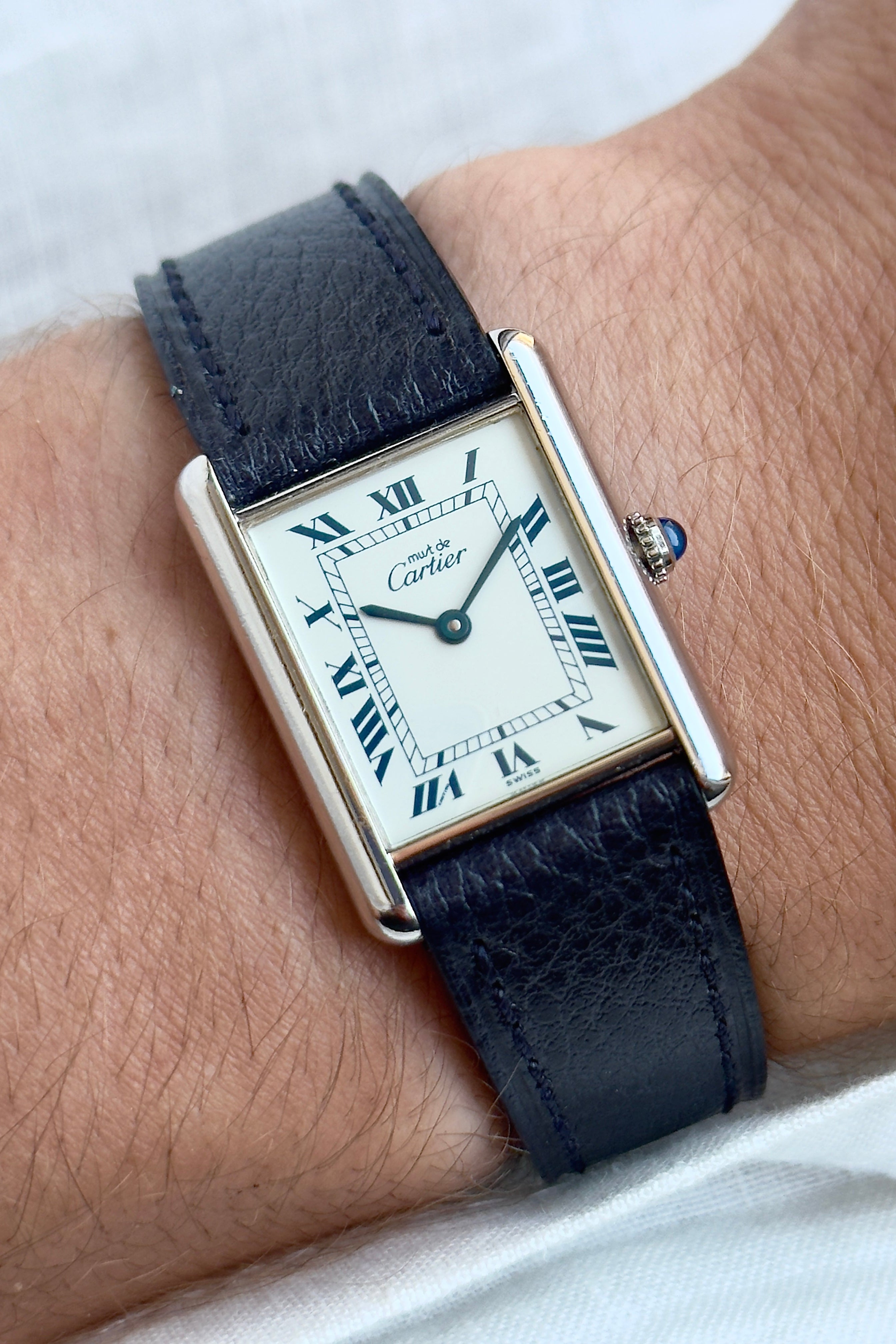 Cartier Must Tank Argent