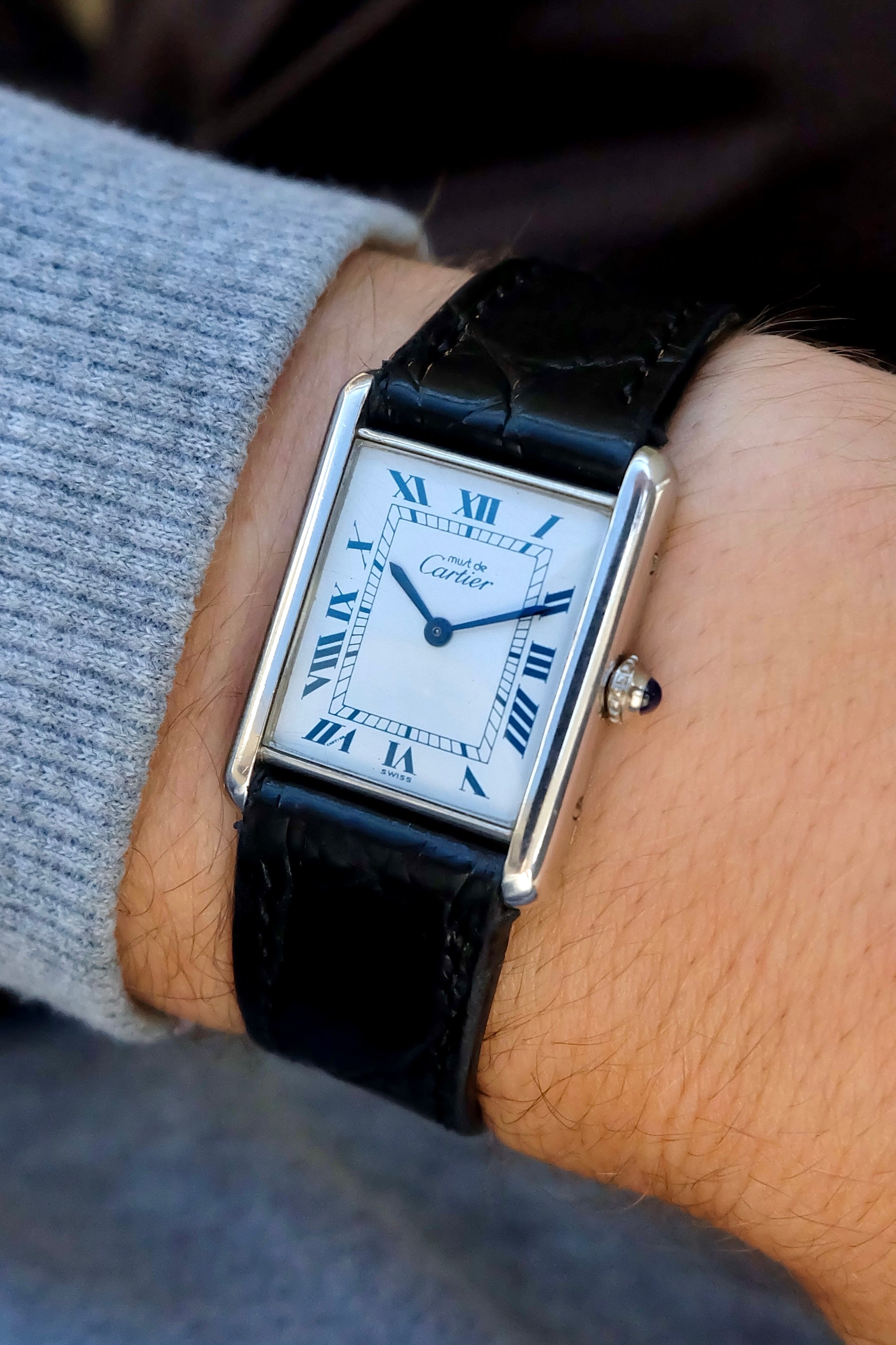 Cartier Must Tank Argent