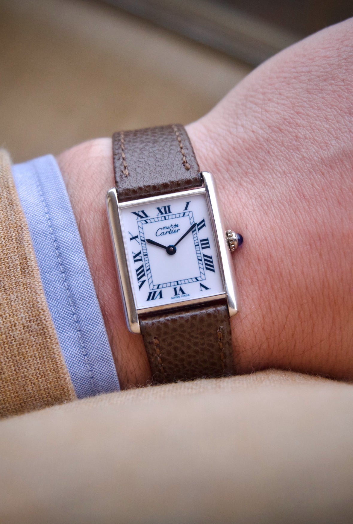 Cartier Must Tank Argent