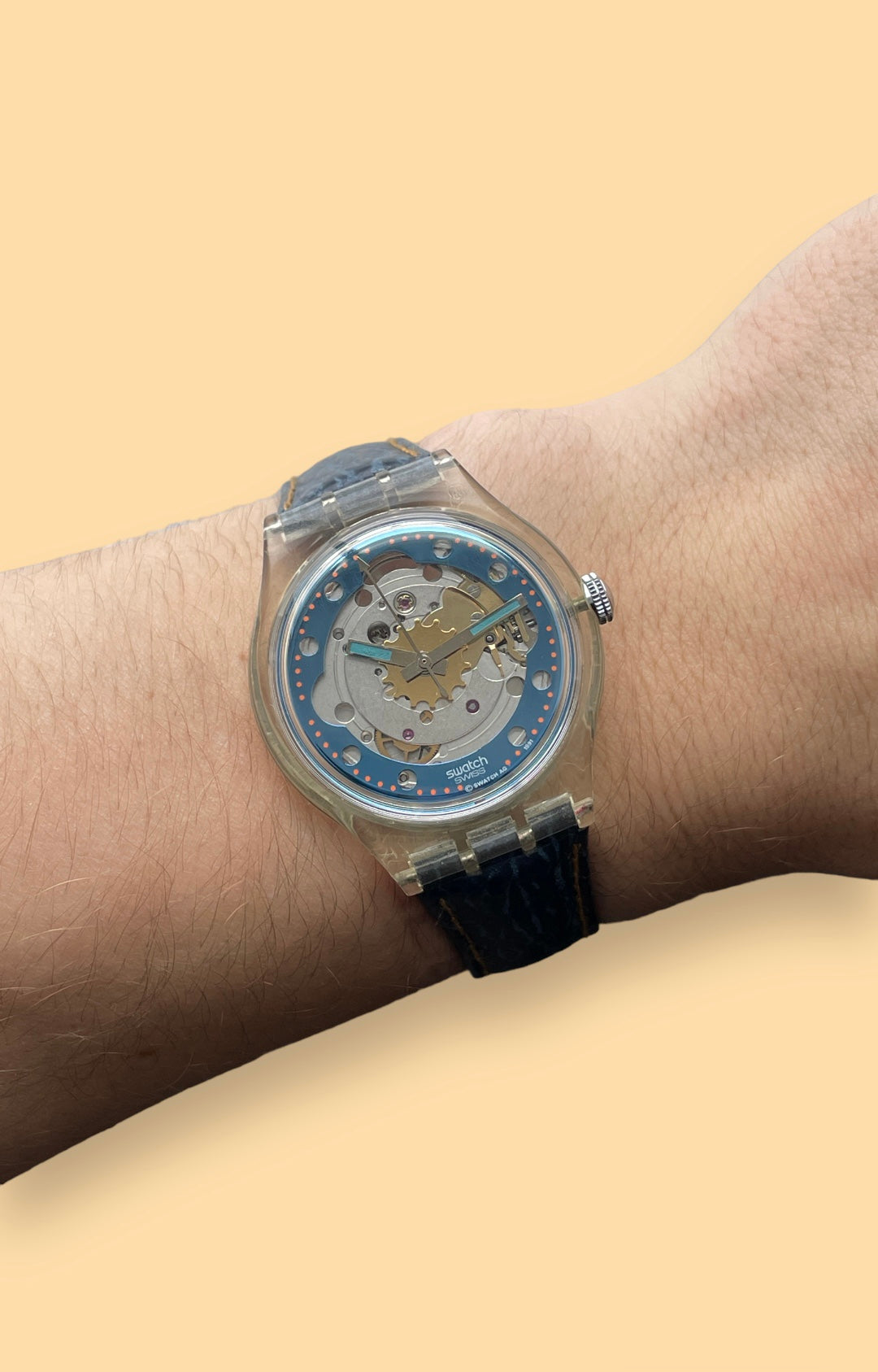 Swatch vintage squelette