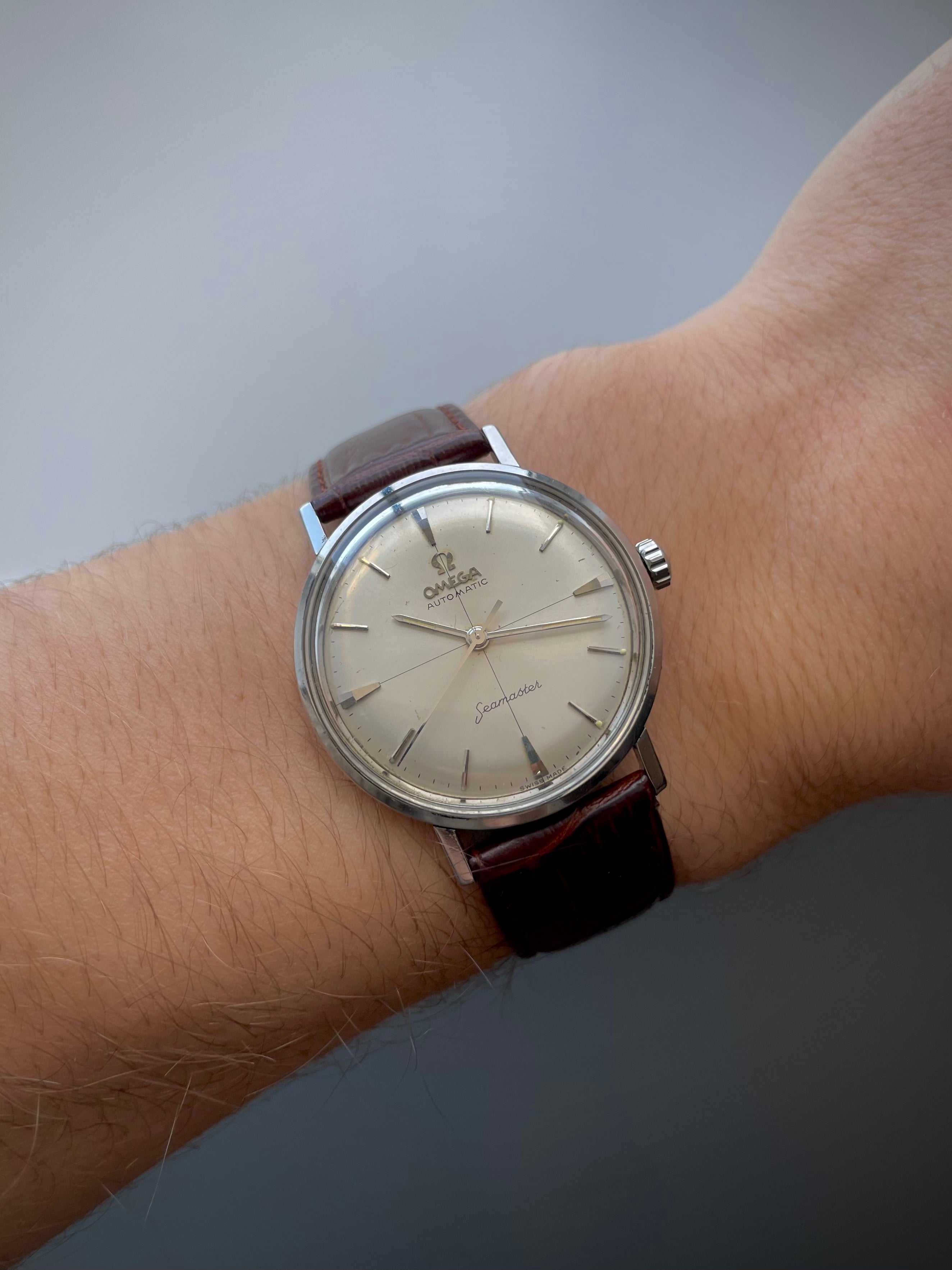 (SOLD OUT) Omega Seamaster acier Seconde Vintage