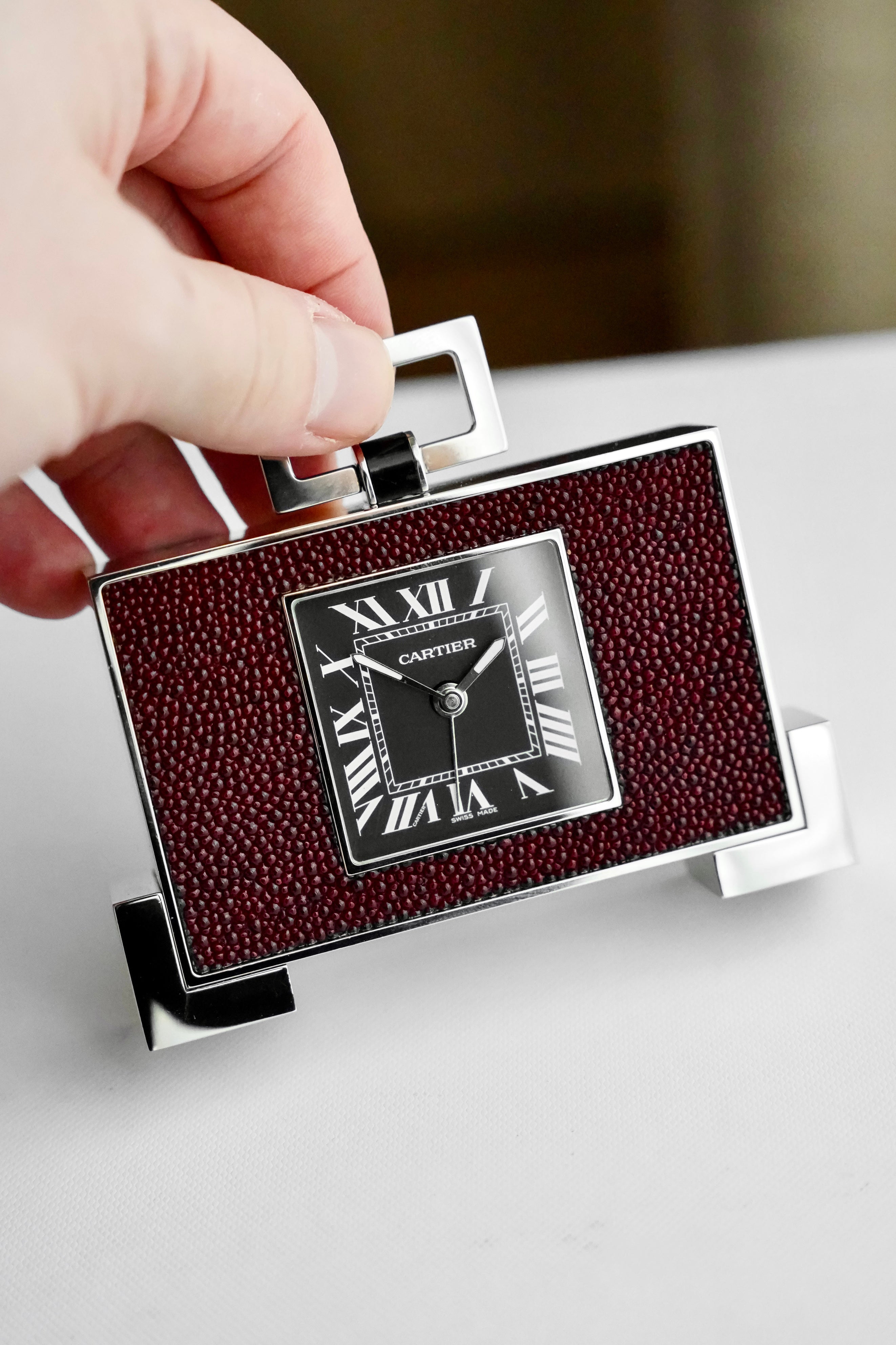 Cartier table clock