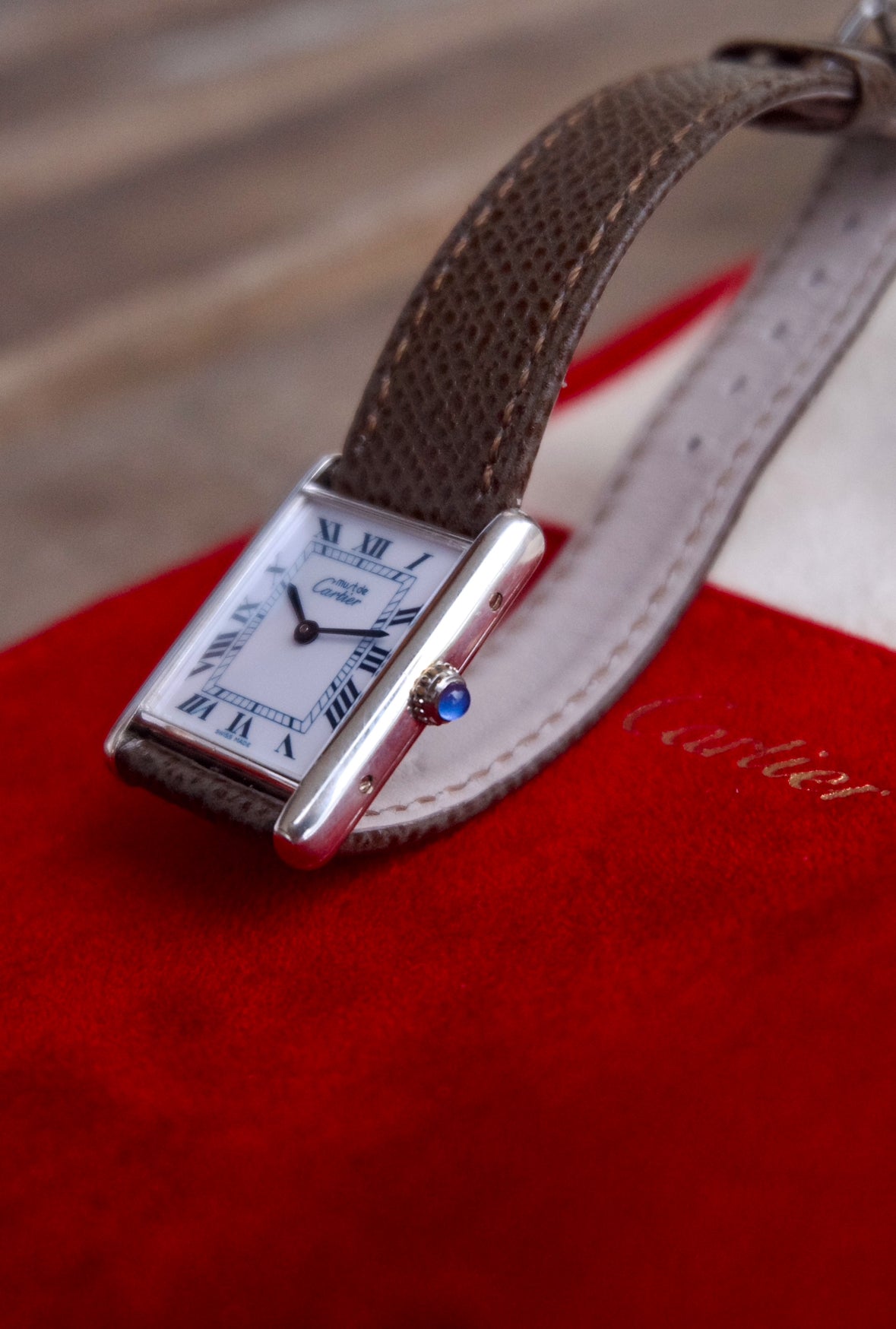 Cartier Must Tank Argent