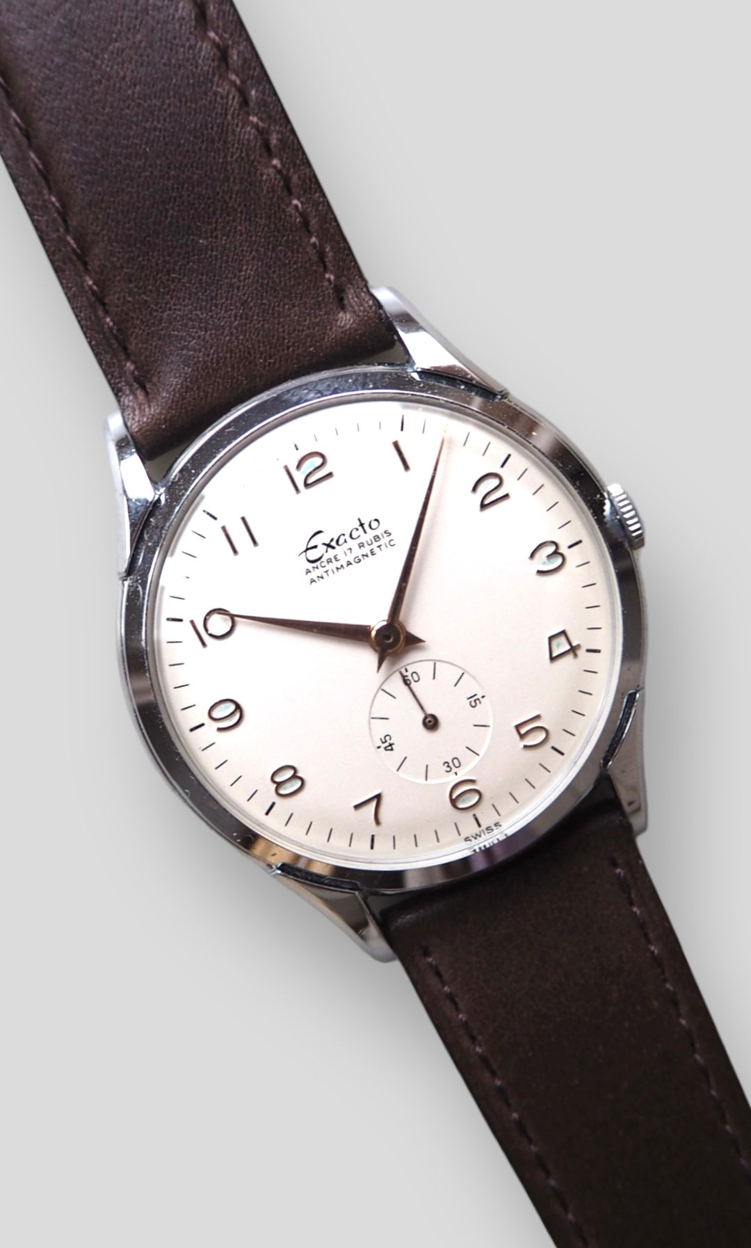 Exacto trois aiguilles Seconde Vintage