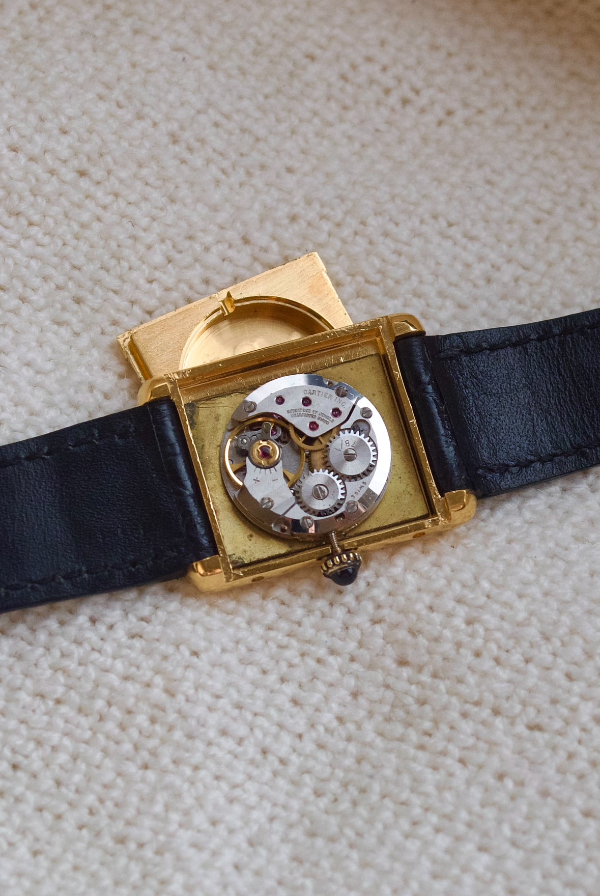 Cartier Must Tank Lapis-Lazuli