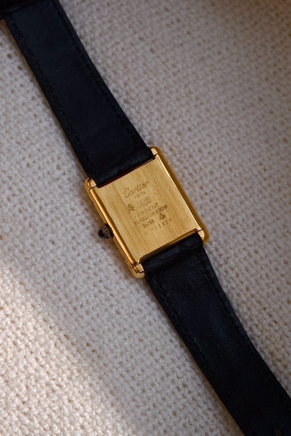 Cartier Must Tank Lapis-Lazuli