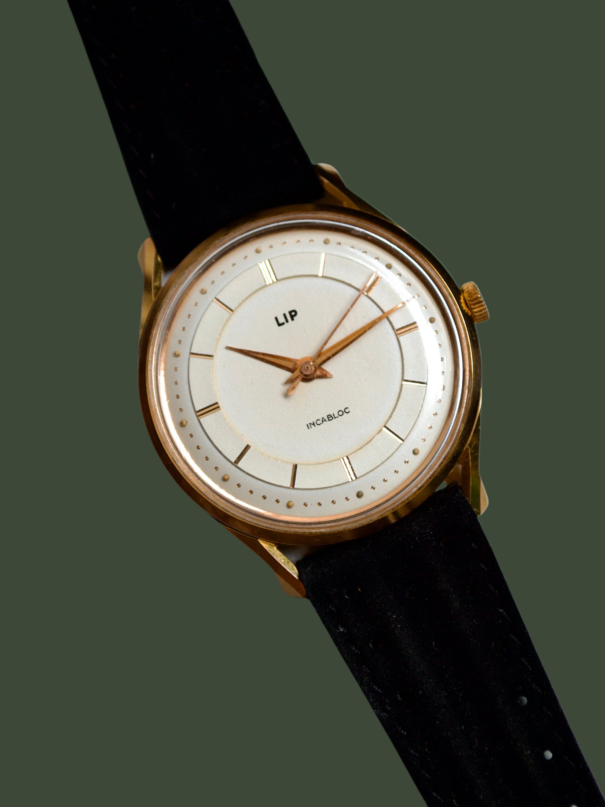 Montre LIP 671808 Rallye 39 mm noire chrono méca-quartz