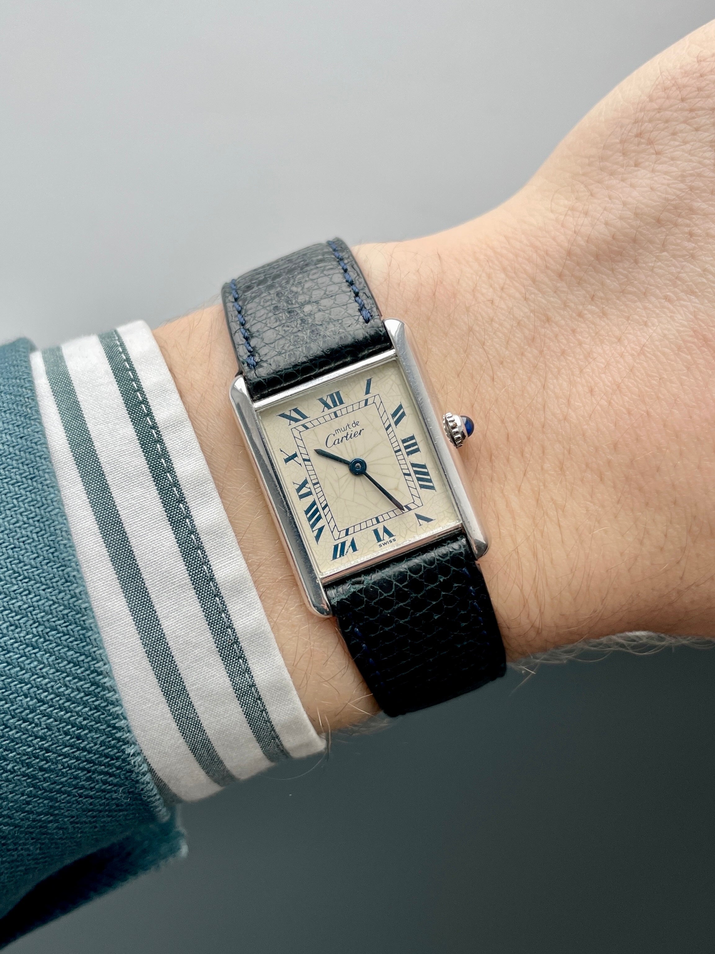 (SOLD OUT) Cartier must tank argent Seconde Vintage