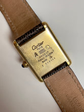 Charger l&#39;image dans la galerie, (SOLD OUT) Cartier must tank vermeil Seconde Vintage
